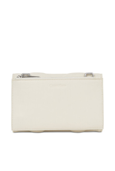 Calvin Klein Дамска чанта Re-Lock Quilt Mini Bag K60K611086 Екрю - Mera.bg