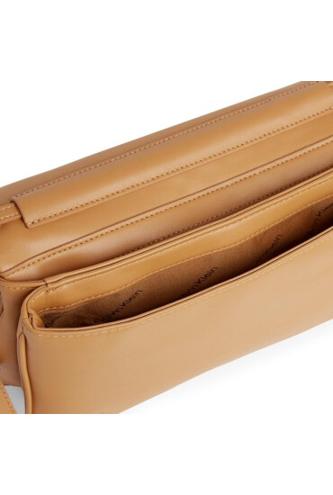 Calvin Klein Дамска чанта Re-Lock Quilt Shoulder Bag K60K611021 Кафяв - Mera.bg
