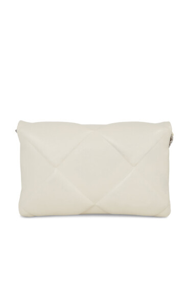 Calvin Klein Дамска чанта Re-Lock Quilt Shoulder Bag K60K611021 Бял - Mera.bg