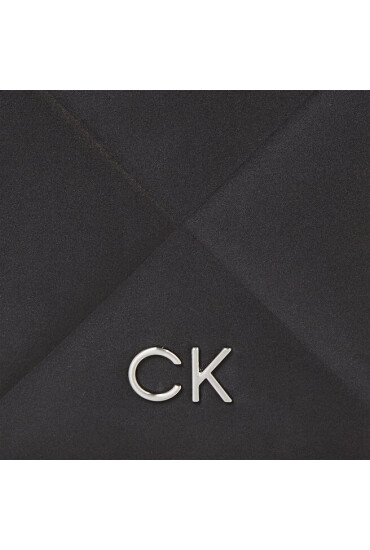 Calvin Klein Дамска чанта Re-Lock Quilt Shoulder Bag-Satin K60K611300 Черен - Mera.bg