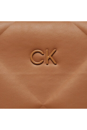 Calvin Klein Дамска чанта Re-Lock Quilt Tote Lg K60K610761 Кафяв - Mera.bg