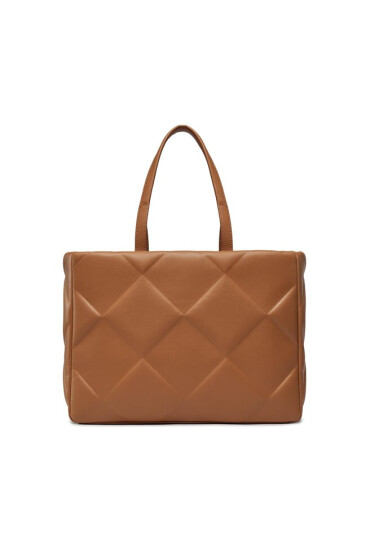 Calvin Klein Дамска чанта Re-Lock Quilt Tote Lg K60K610761 Кафяв - Mera.bg