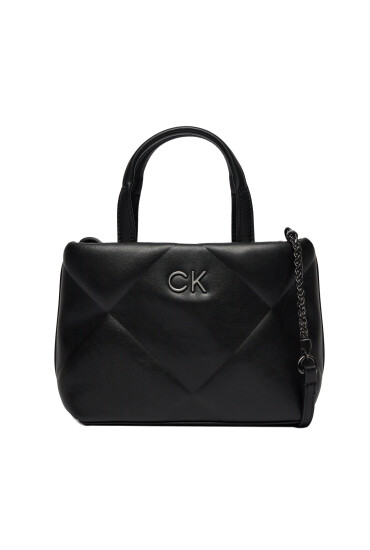Calvin Klein Дамска чанта Re-Lock Quilt Tote Mini K60K611340 Черен - Mera.bg