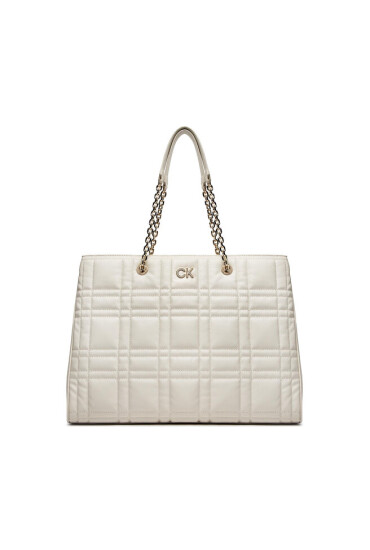 Calvin Klein Дамска чанта Re-Lock Quilt Tote W/Lp Cmpt K60K609880 YAV - Mera.bg