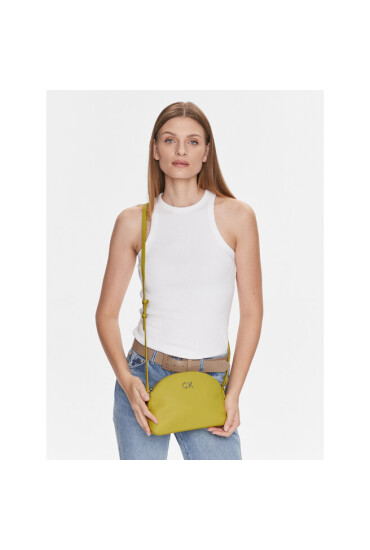 Calvin Klein Дамска чанта Re-Lock Seasonal Crossbody Md K60K611444 Жълт - Mera.bg
