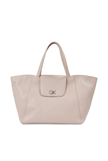 Calvin Klein Дамска чанта Re-Lock Shopper W/Flap K60K611052 Сив - Mera.bg