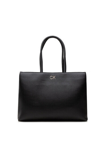 Calvin Klein Дамска чанта Re-Lock Shopper W/Lptp Pouch Pbl K60K609394 BAX Black - Mera.bg
