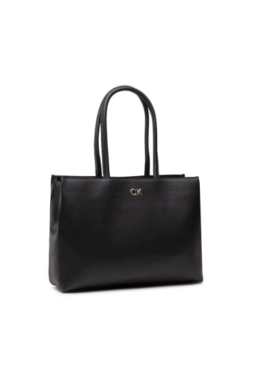 Calvin Klein Дамска чанта Re-Lock Shopper W/Lptp Pouch Pbl K60K609394 BAX Black - Mera.bg