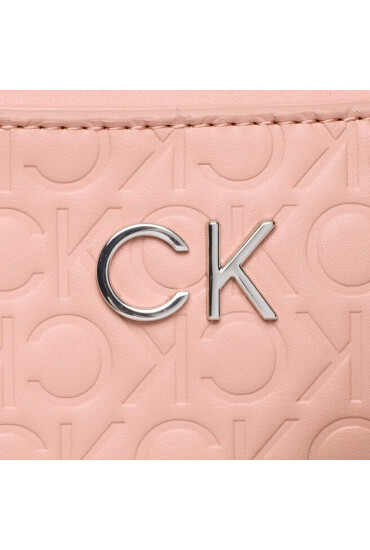 Calvin Klein Дамска чанта Re-Lock Shoulder Bag Emb Mono K60K610204 Розов - Mera.bg