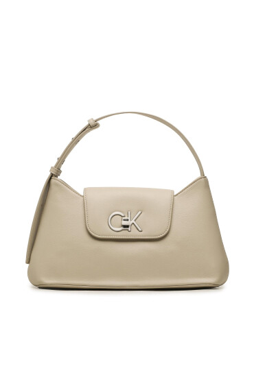 Calvin Klein Дамска чанта Re-Lock Shoulder Bag Md K60K610769 Бежов - Mera.bg
