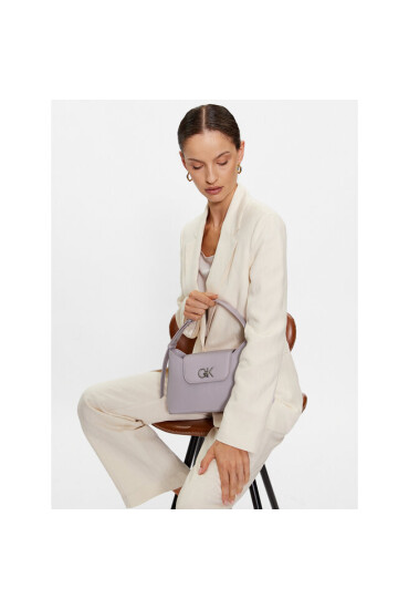 Calvin Klein Дамска чанта Re-Lock Shoulder Bag Md K60K610769 Виолетов - Mera.bg