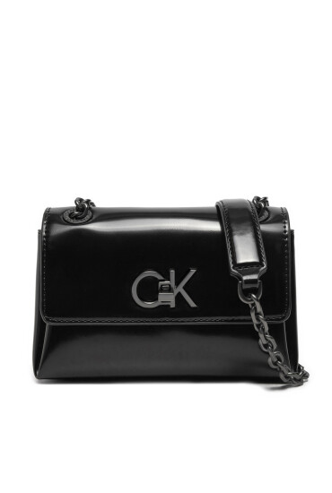 Calvin Klein Дамска чанта Re-Lock Sm Shoulder K60K612558 Черен - Mera.bg