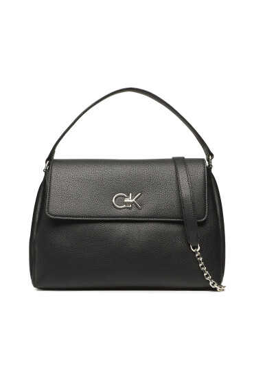 Calvin Klein Дамска чанта Re-Lock Tote W/Flap Pbl K60K610178 Черен - Mera.bg