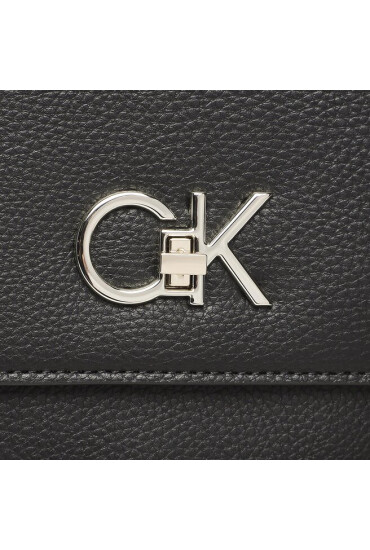 Calvin Klein Дамска чанта Re-Lock Tote W/Flap Pbl K60K610178 Черен - Mera.bg