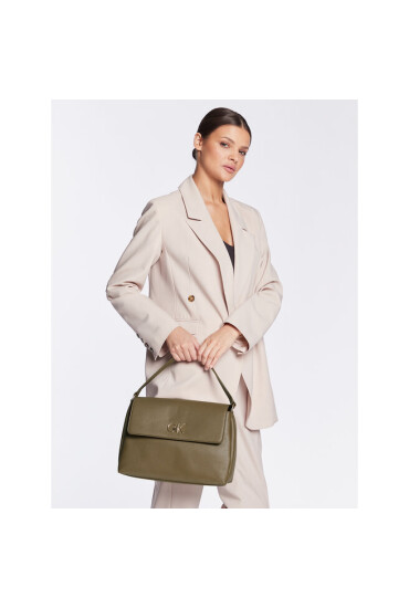 Calvin Klein Дамска чанта Re-Lock Tote W/Flap Pbl K60K610178 Каки - Mera.bg