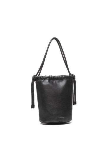 Calvin Klein Дамска чанта Roped Bicket Bag K60K609003 Черен - Mera.bg