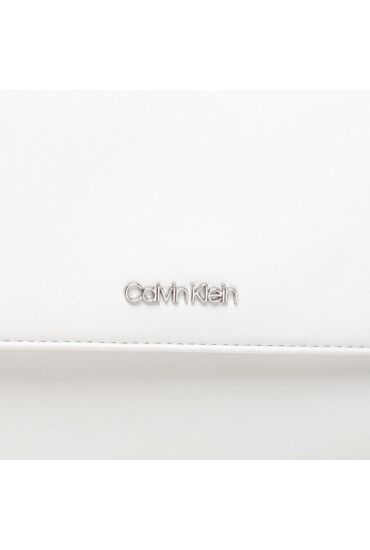 Calvin Klein Дамска чанта Roped Shoulder Bag K60K609004 Бял - Mera.bg