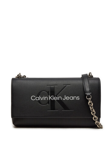 Calvin Klein Дамска чанта Sculpted K60K612221 Черен - Mera.bg