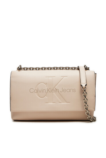 Calvin Klein Дамска чанта Sculpted K60K612221 Екрю - Mera.bg