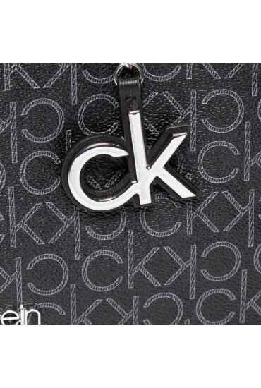 Calvin Klein Дамска чанта Shopper Md K60K607427 Черен - Mera.bg