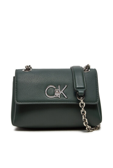 Calvin Klein Дамска чанта Shouder Bag K60K612546 Зелен - Mera.bg