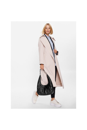 Calvin Klein Дамска чанта Soft Cres Shoulder Bag Md K60K610421 Черен - Mera.bg