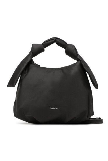 Calvin Klein Дамска чанта Soft Nappa Crossbody Textile K60K610184 Черен - Mera.bg