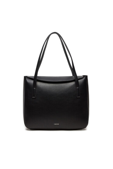 Calvin Klein Дамска чанта Soft Sculpt K60K612577 Черен - Mera.bg