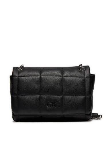 Calvin Klein Дамска чанта Square Quilt Conv Shoulder Bag K60K612332 Черен - Mera.bg