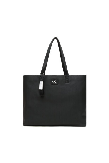 Calvin Klein Дамска чанта Tagged Slim Tote34 K60K610834 Черен - Mera.bg
