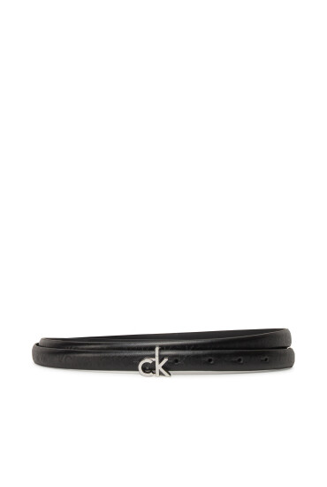 Calvin Klein Дамски колан Ck Buckle Skinny Belt 1.5_Mono K60K612933 Черен - Mera.bg