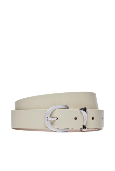 Calvin Klein Дамски колан Ck Must Organic Loop Belt 25Mm K60K611398 Екрю - Mera.bg