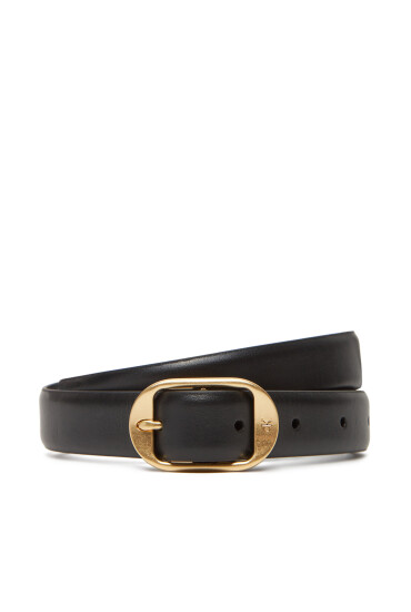 Calvin Klein Дамски колан Forged Pin Belt 25Mm LV04K7014G Черен - Mera.bg