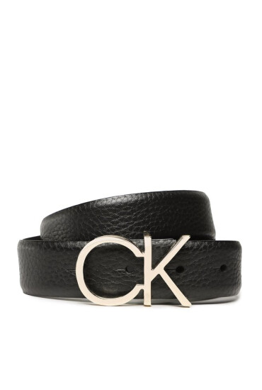 Calvin Klein Дамски колан Re-Lock Ck Logo Belt 30 Mm Pbl K60K610413 Черен - Mera.bg