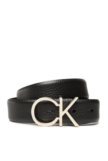 Calvin Klein Дамски колан Re-Lock Ck Logo Belt 30 Mm Pbl K60K610413 Черен - Mera.bg