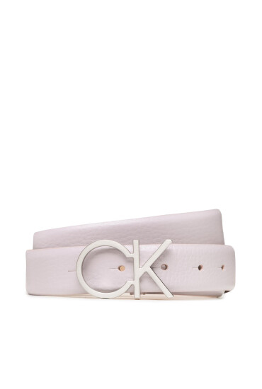 Calvin Klein Дамски колан Re-Lock Ck logo Belt 30mm Pbl K60K610413 Виолетов - Mera.bg