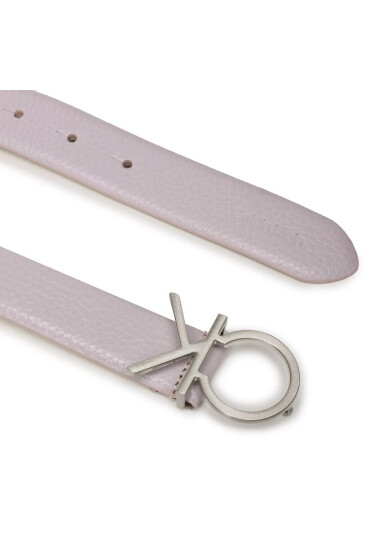 Calvin Klein Дамски колан Re-Lock Ck logo Belt 30mm Pbl K60K610413 Виолетов - Mera.bg