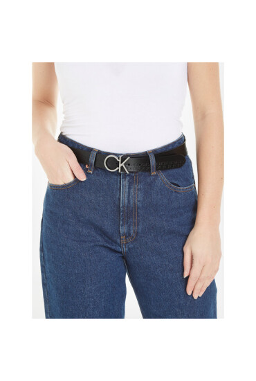 Calvin Klein Дамски колан Re-Lock Ck Logo Belt K60K611306 Ck Black BAX - Mera.bg