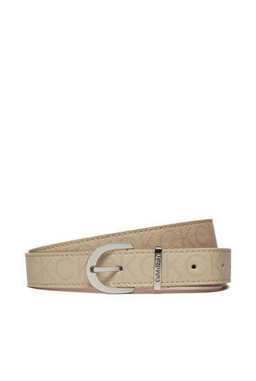 Calvin Klein Дамски колан Round Buckle Belt 2.5 Epi Mono K60K611925 Сив - Mera.bg