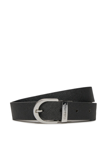 Calvin Klein Дамски колан Round Reversible Belt Saffiano K60K611923 Екрю - Mera.bg