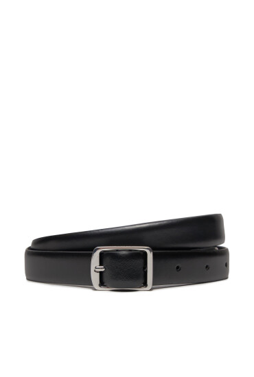 Calvin Klein Дамски колан Slim Square Buckle Belt 2.0 K60K611719 Черен - Mera.bg