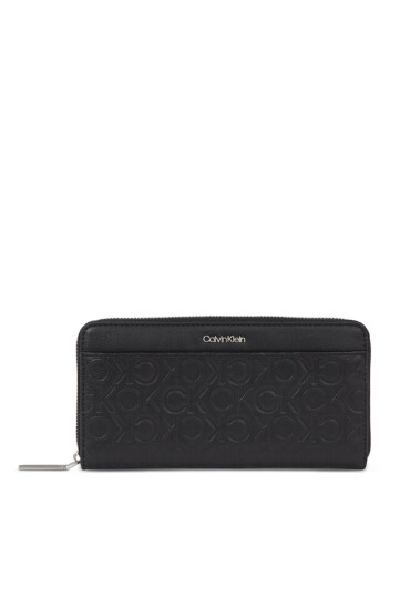 Calvin Klein Дамски портфейл Ck Must Lg Z/A Wallet W/Slip Emb K60K611322 Ck Black BAX - Mera.bg