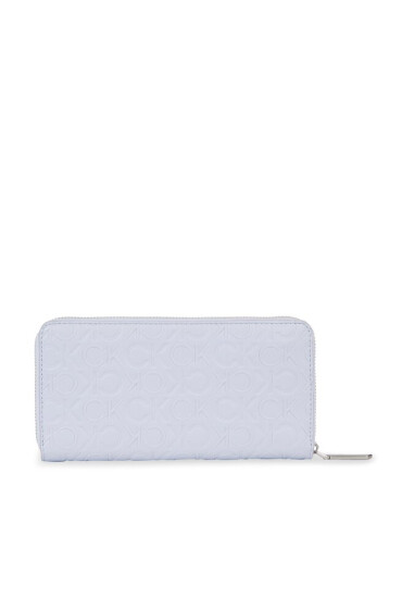 Calvin Klein Дамски портфейл Ck Must Lg Z/A Wallet W/Slip Emb K60K611322 Sheer Blue CFX - Mera.bg