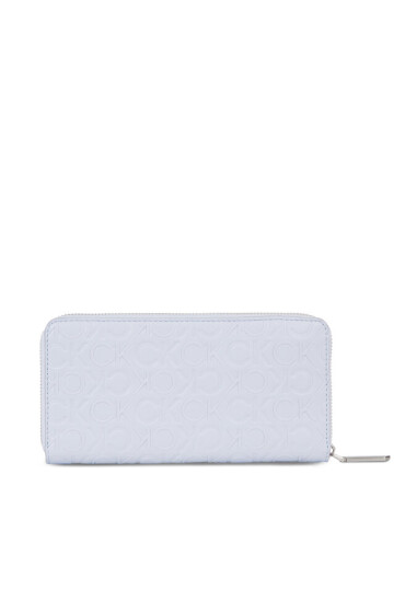 Calvin Klein Дамски портфейл Ck Must Lg Z/A Wallet W/Slip Emb K60K611322 Sheer Blue CFX - Mera.bg