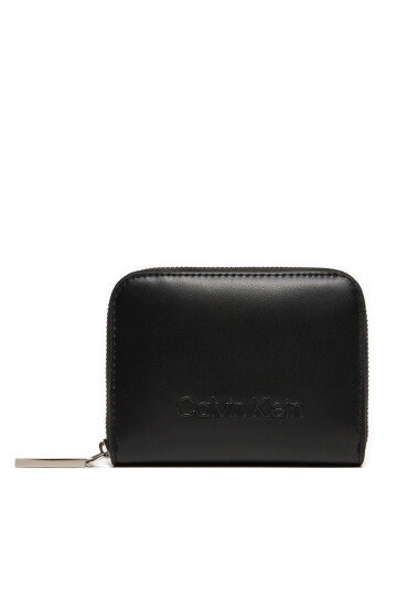 Calvin Klein Дамски портфейл Embossed Logo K60K612437 Черен - Mera.bg