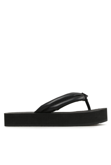 Calvin Klein Джапанки Flatform Flip Flop W/Hw HW0HW1503 Черен - Mera.bg