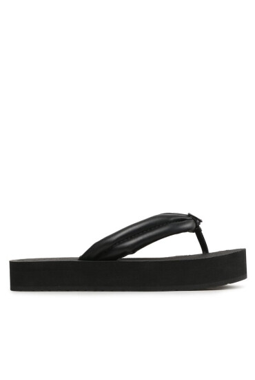 Calvin Klein Джапанки Flatform Flip Flop W/Hw HW0HW1503 Черен - Mera.bg