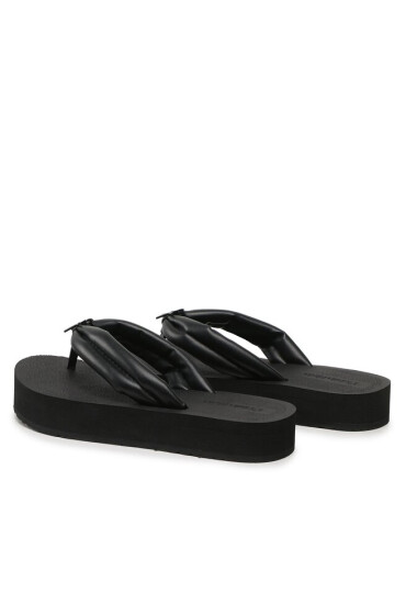 Calvin Klein Джапанки Flatform Flip Flop W/Hw HW0HW1503 Черен - Mera.bg
