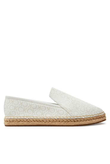 Calvin Klein Еспадрили Espadrille Epi Mono HW0HW01917 Бял - Mera.bg