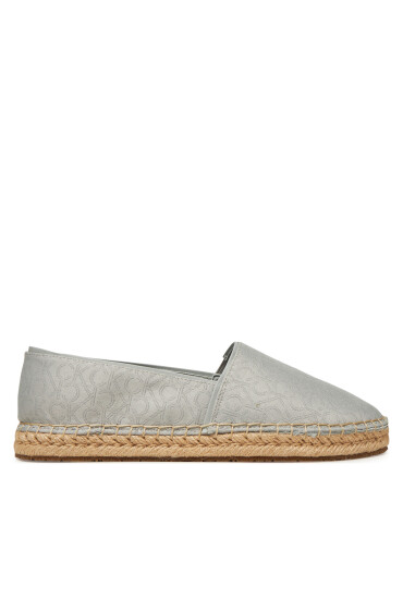 Calvin Klein Еспадрили Flat Espadrille - Jacq HW0HW02467 Сив - Mera.bg